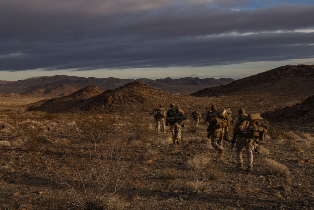 U.S. Marines with 2nd Battalion, 7th Marine Regiment participate in MWX