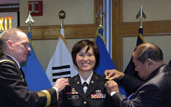 Ryu's promotion ceremony