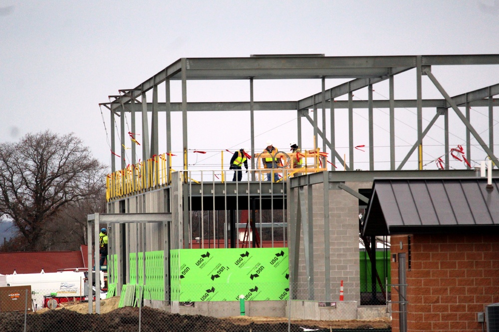 February 2023 construction operations of $11.96 million transient training brigade headquarters at Fort McCoy