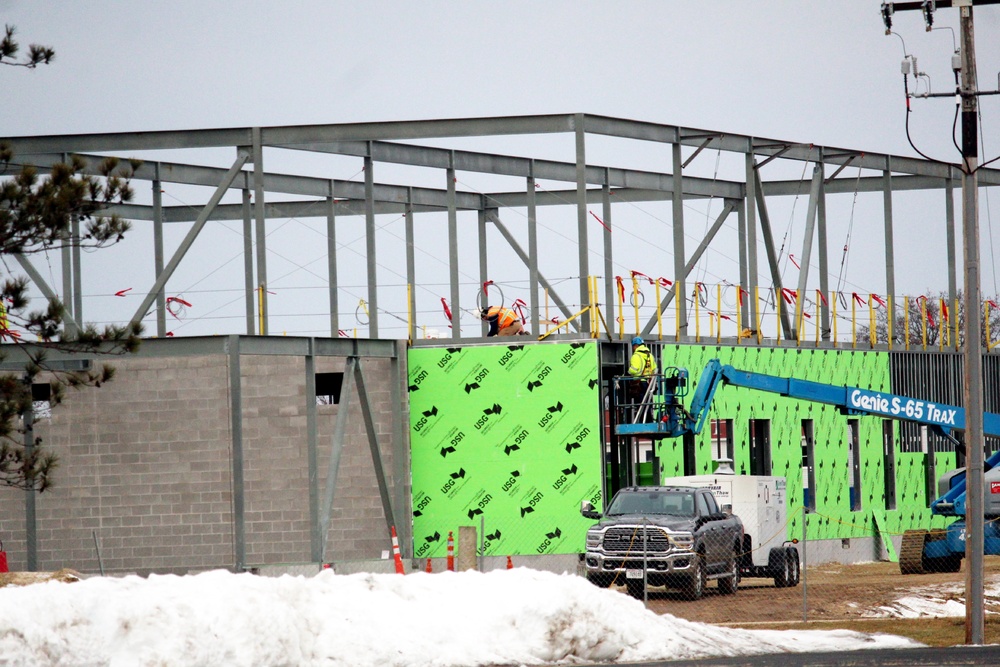 February 2023 construction operations of $11.96 million transient training brigade headquarters at Fort McCoy