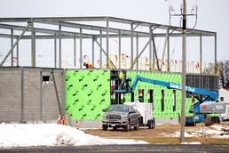 February 2023 construction operations of $11.96 million transient training brigade headquarters at Fort McCoy