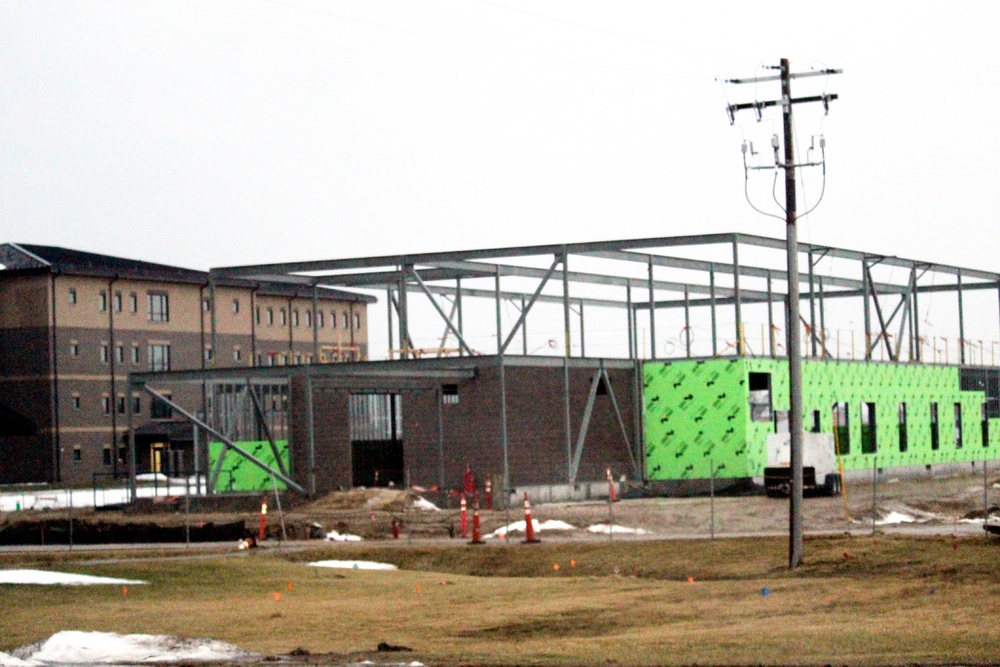 February 2023 construction operations of $11.96 million transient training brigade headquarters at Fort McCoy