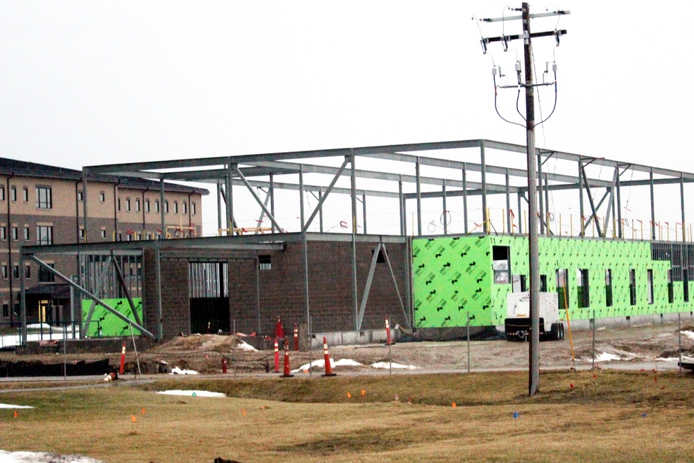 February 2023 construction operations of $11.96 million transient training brigade headquarters at Fort McCoy