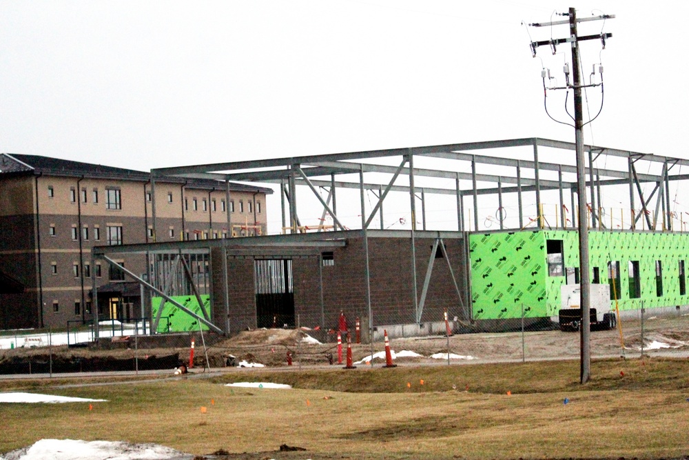 February 2023 construction operations of $11.96 million transient training brigade headquarters at Fort McCoy