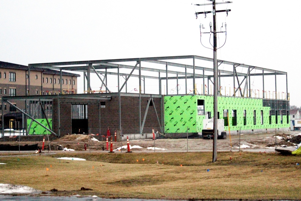 February 2023 construction operations of $11.96 million transient training brigade headquarters at Fort McCoy