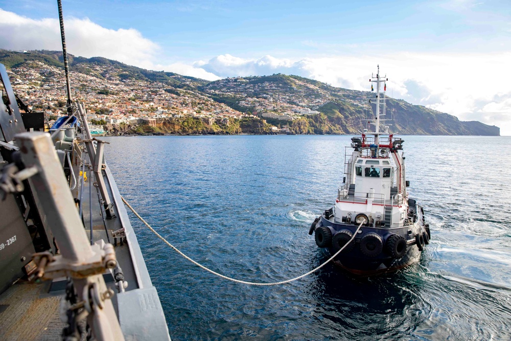 USS Porter Arrives in Funchal, Portugal