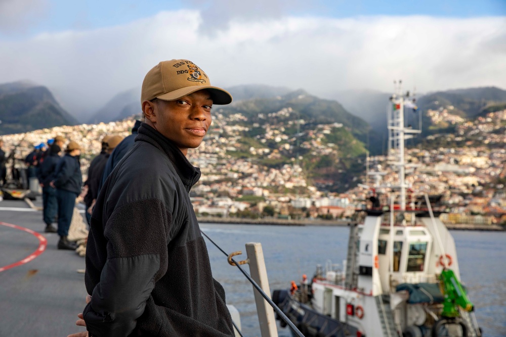 USS Porter Arrives in Funchal, Portugal