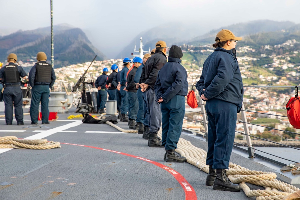 USS Porter Arrives in Funchal, Portugal