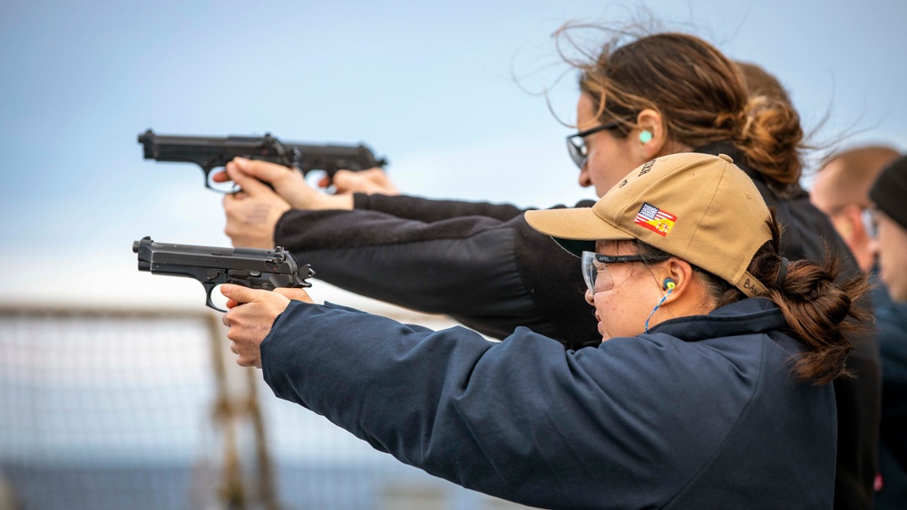 USS Porter Conducts Crew Cert Weapons Shoot