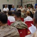 Combined Joint Task Force – Horn of Africa Service Members attend a mass hosted by the Italians