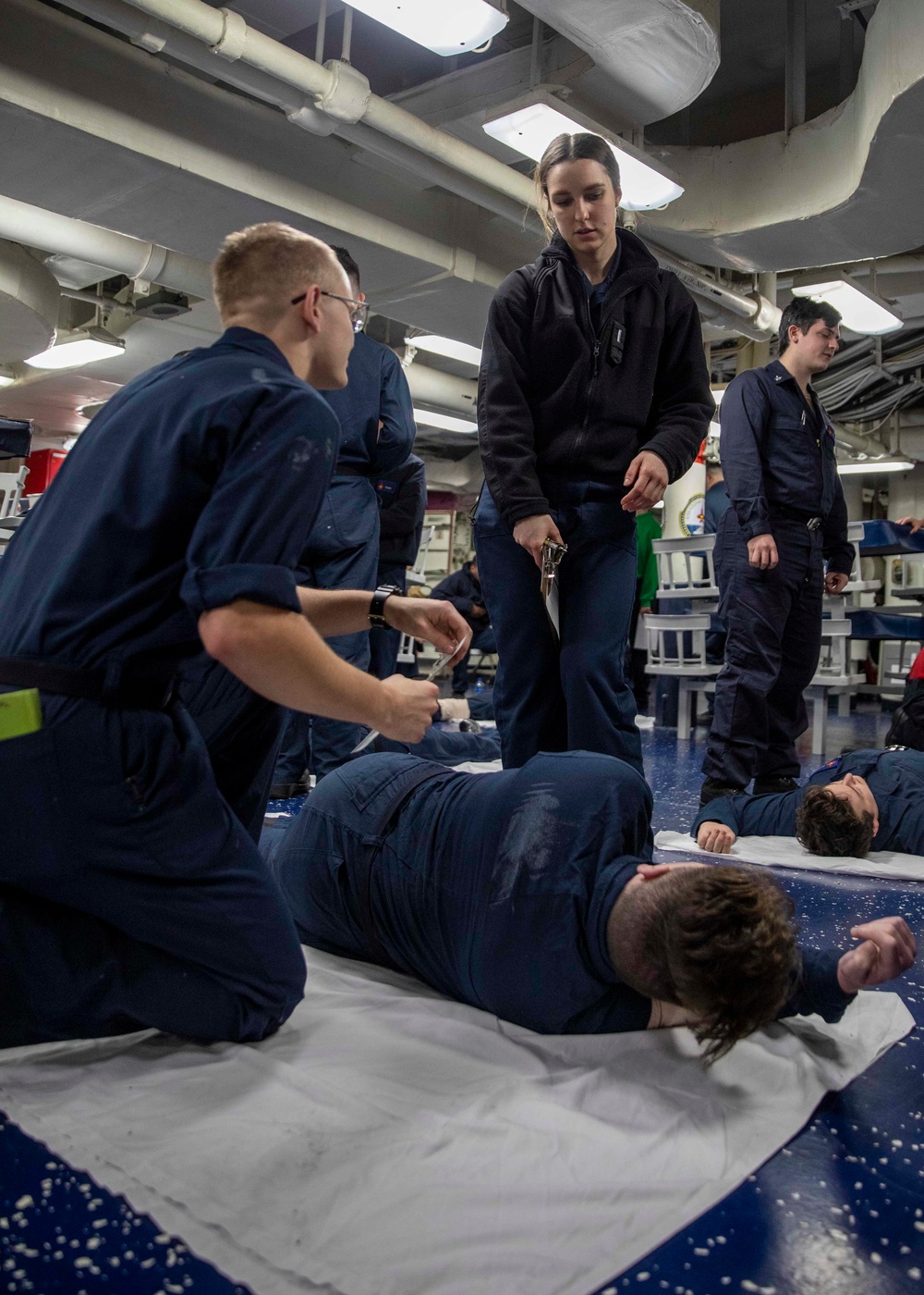 Daily Operations Aboard USS George H.W. Bush (CVN 77)