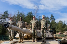 NY Guardsman promoted atop Abrams tank while deployed to Germany