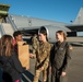 Girl Scouts tour KC-135