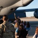 Girl Scouts tour KC-135