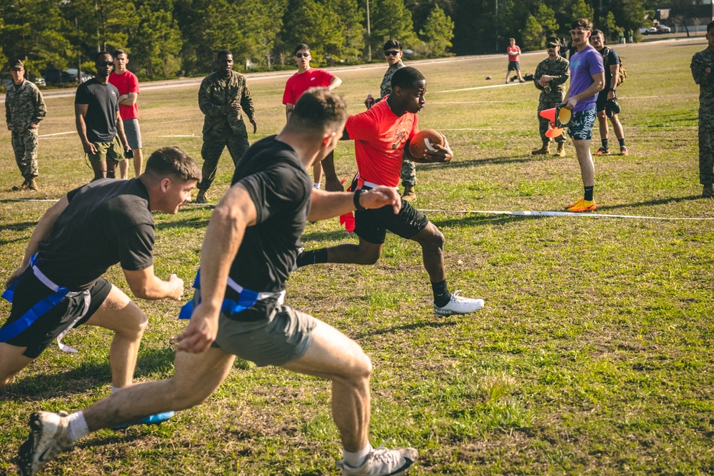 U.S. Marines with 2nd Marine Logistics Group participate in the Commander’s Cup