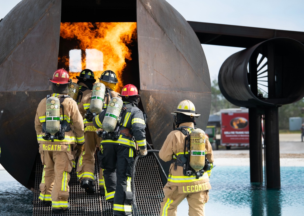 Tyndall Firefighters receive new training pit