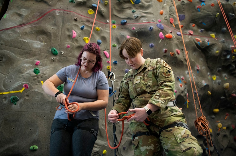 Rock climbing lessons offered at Hill AFB