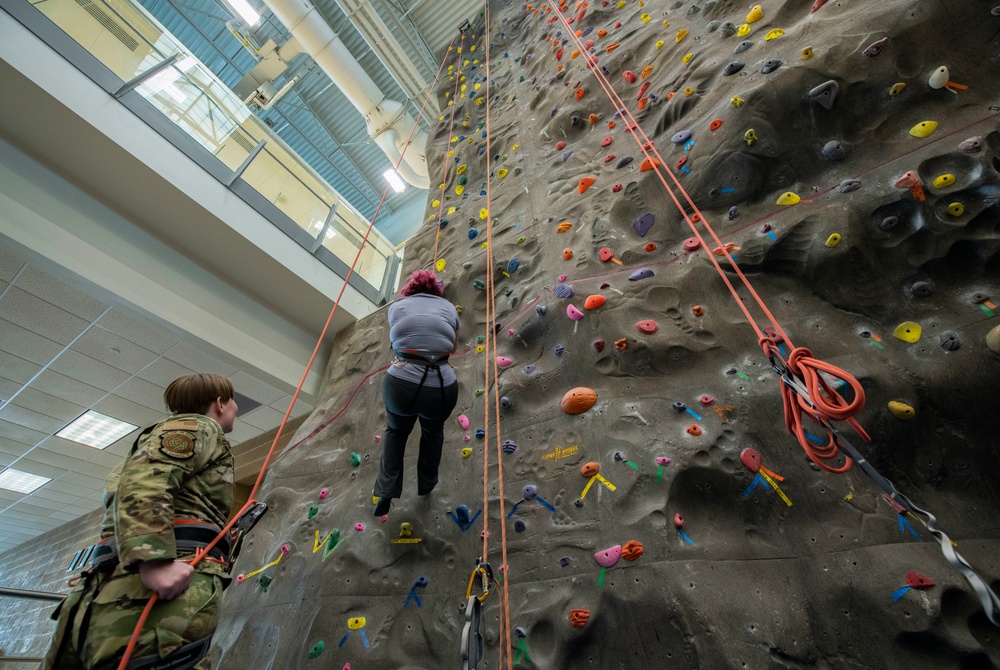 Rock climbing lessons offered at Hill AFB