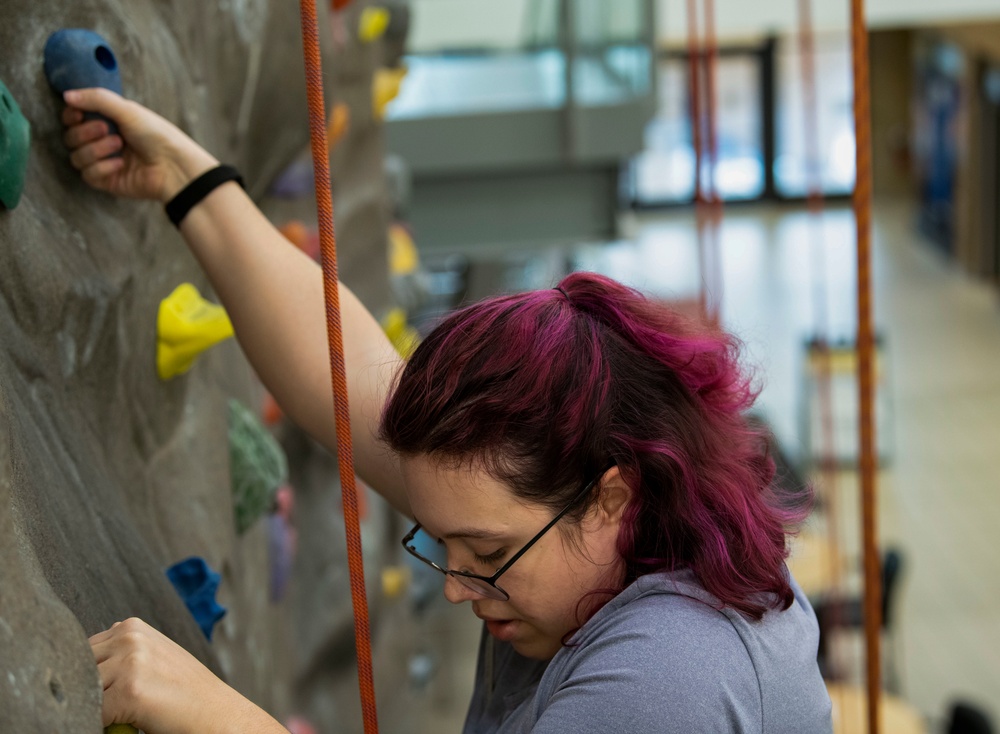 Rock climbing lessons offered at Hill AFB