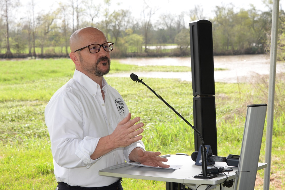 Charenton Flood Gate Groundbreaking Ceremony USACE MVN