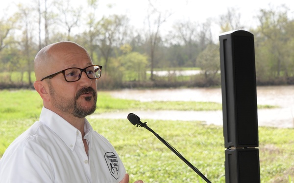 Charenton Flood Gate Groundbreaking Ceremony USACE MVN