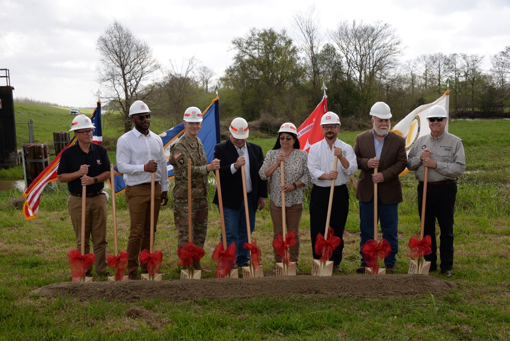 Charenton Flood Gate Groundbreaking Ceremony USACE MVN