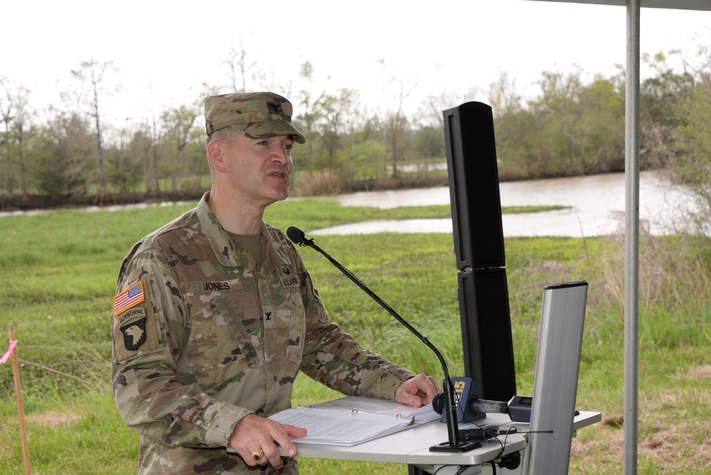 Charenton Flood Gate Groundbreaking Ceremony USACE MVN