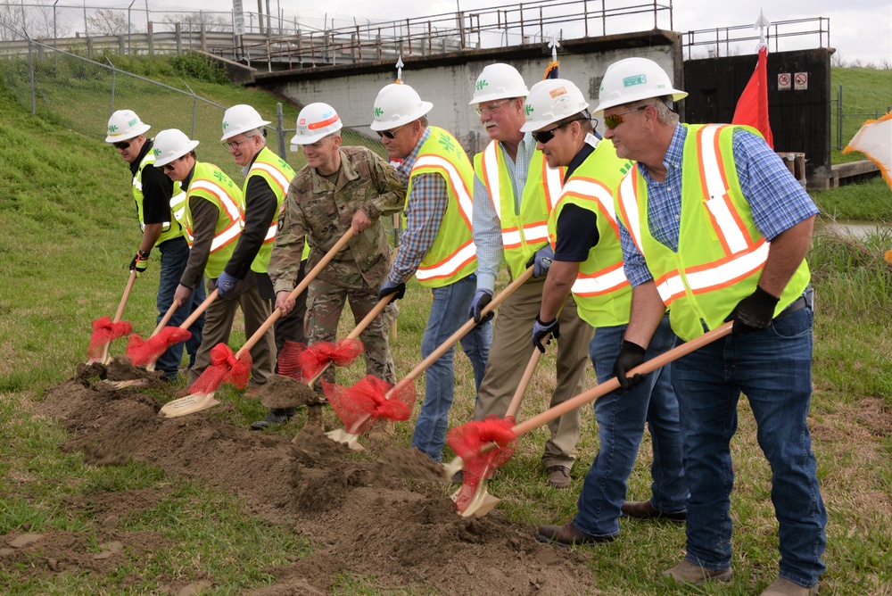 Charenton Flood Gate Groundbreaking Ceremony USACE MVN