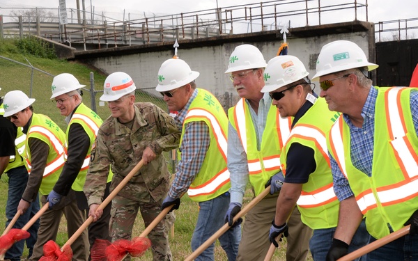 Charenton Flood Gate Groundbreaking Ceremony USACE MVN