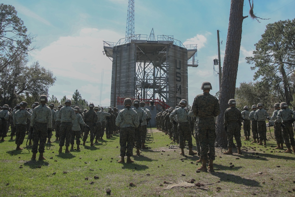 Mike Company Rappel Tower