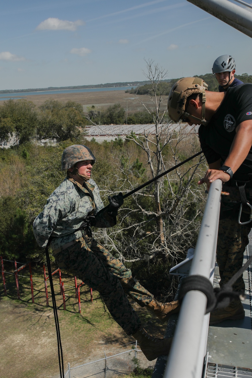 Mike Company Rappel Tower