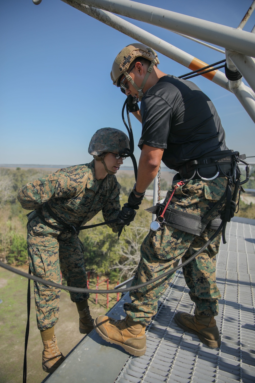 Mike Company Rappel Tower