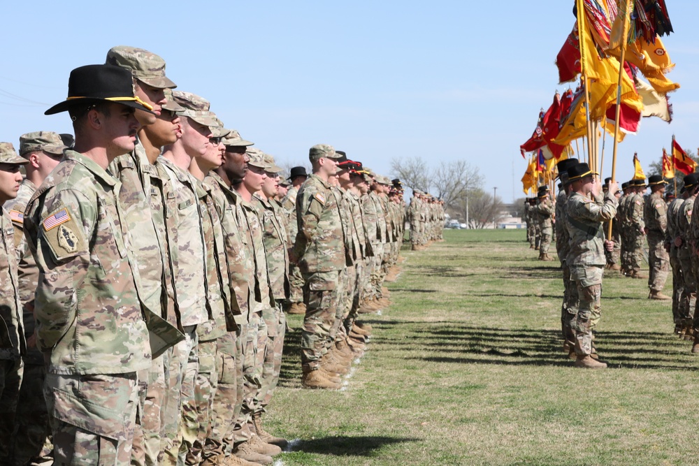 1st Cavalry Division Command Sergeant Major Relinquishes Responsibility