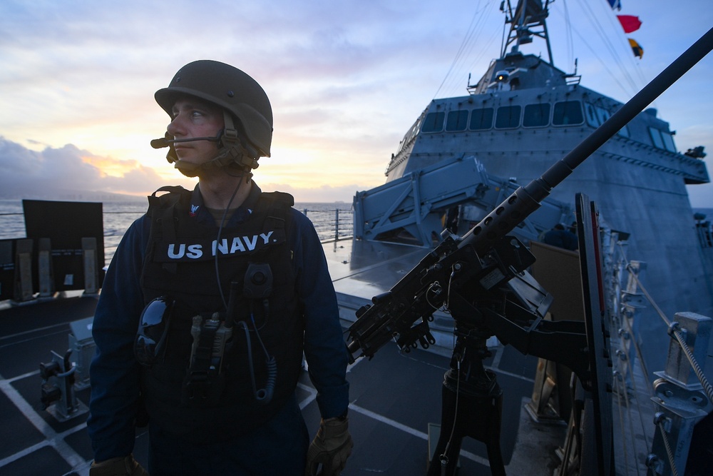 USS Mobile (LCS 26) Blue Crew at Joint Base Pearl Harbor-Hickam