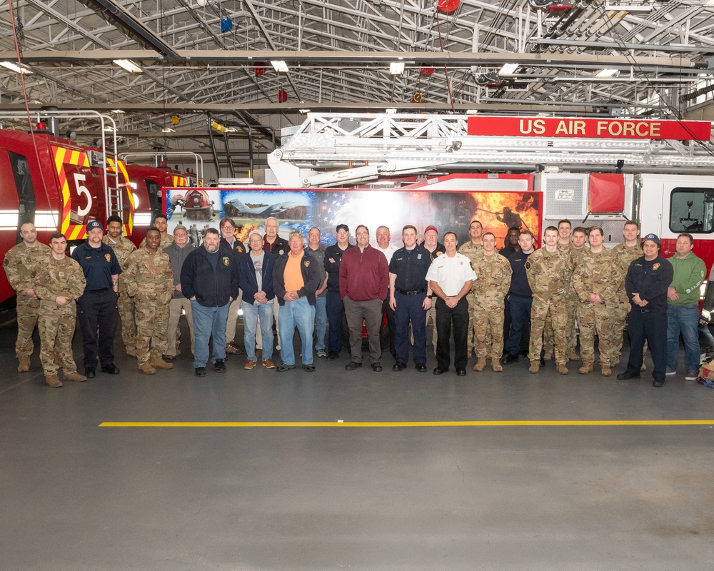 436th CES fire department hosts veteran firefighter breakfast