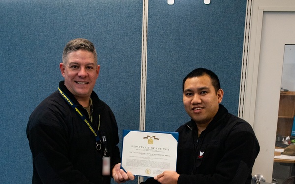 TRFB Sailor Receives NAM