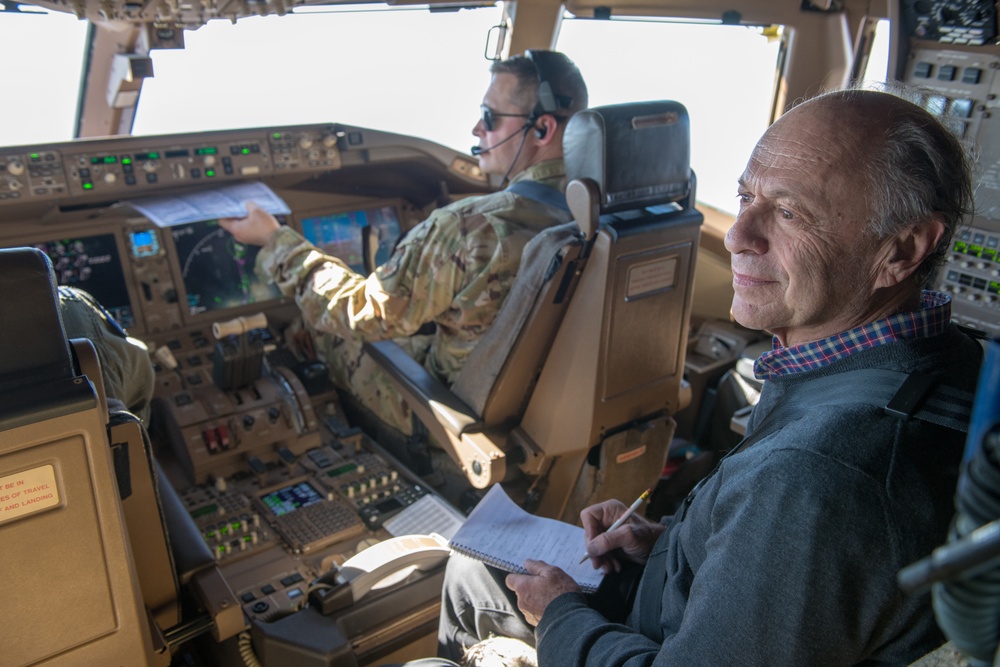 Media flight with Israeli freelance reporter