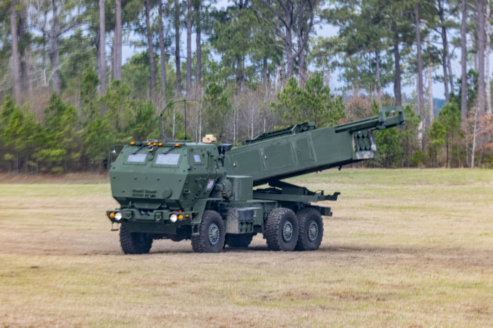 26th MEU Marines conduct HIMARS live fire training