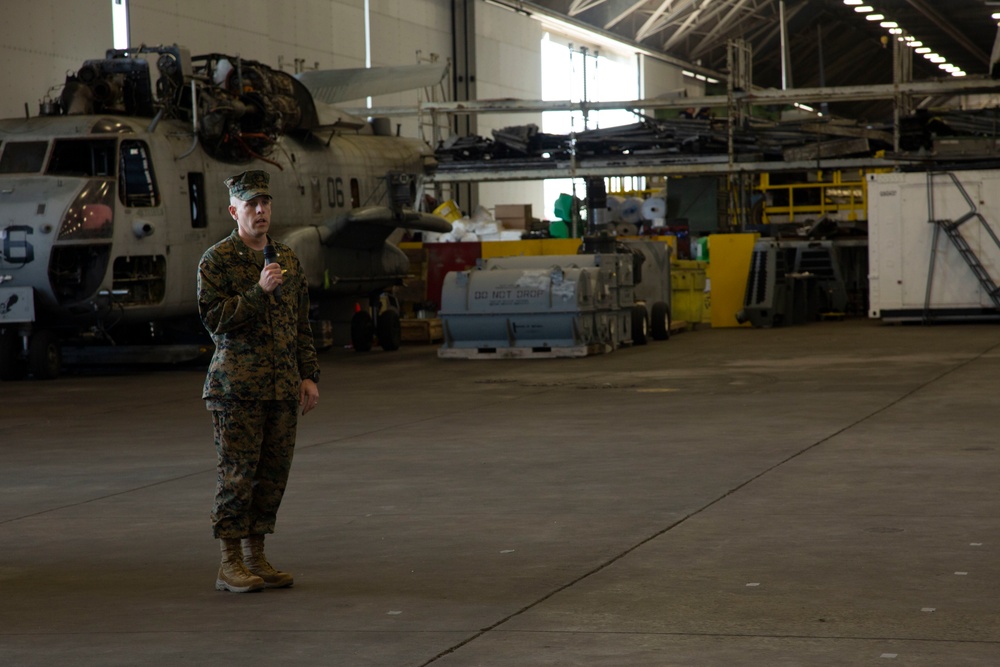HMH-464 Relief and Appointment Ceremony