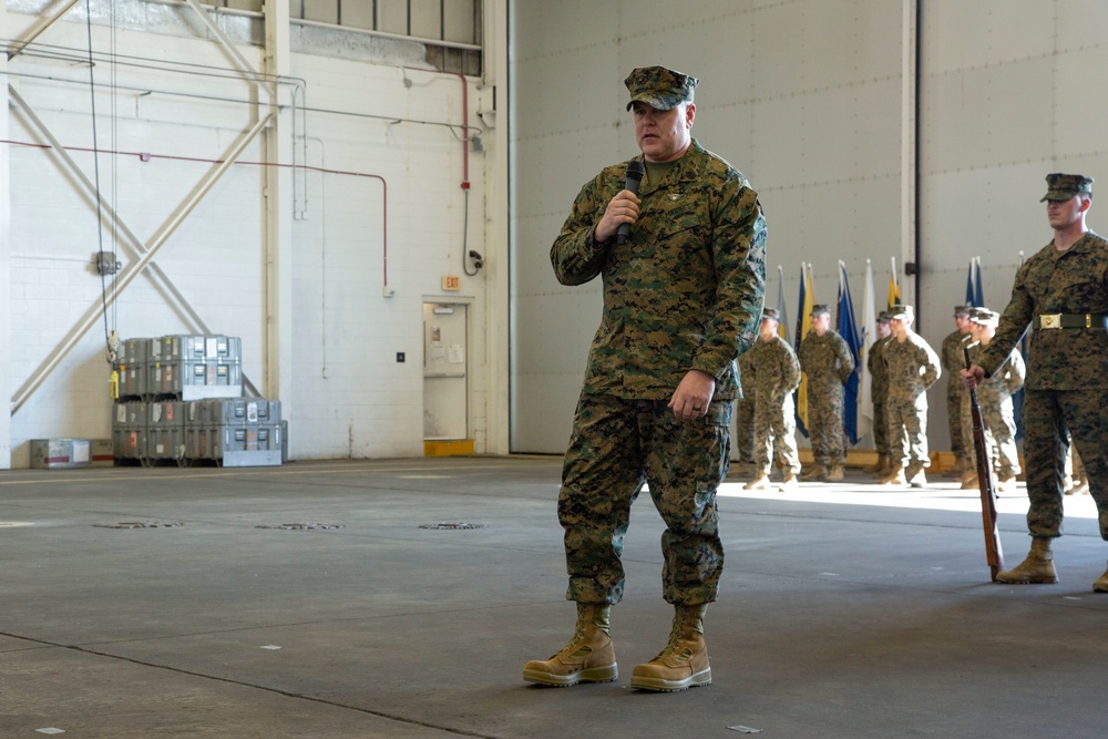 HMH-464 Relief and Appointment Ceremony