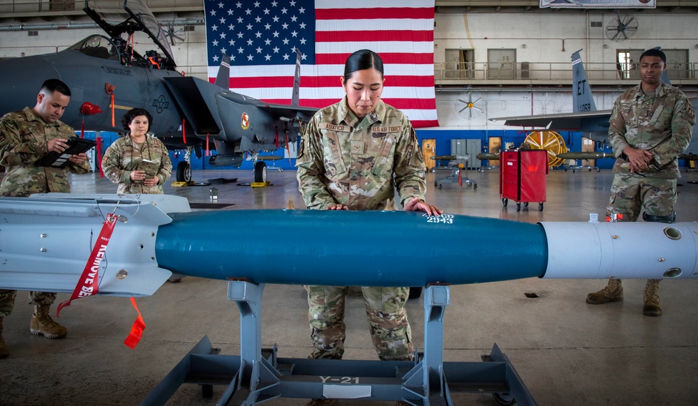 96th Aircraft Maintenance Squadron annual weapons load