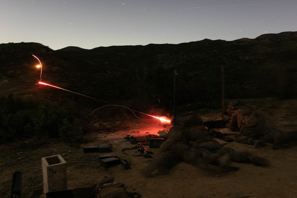 New infantry Marines conduct live-fire range for Infantry Marine Course