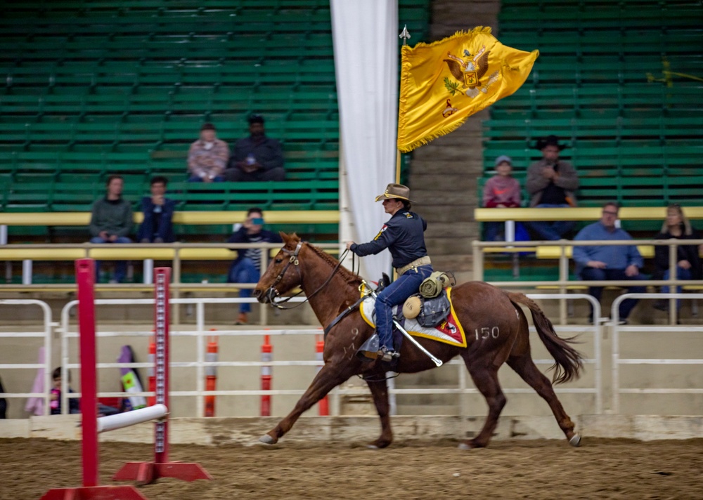 U.S. Army Horse Detachments Ride to Victory at Horse Expo