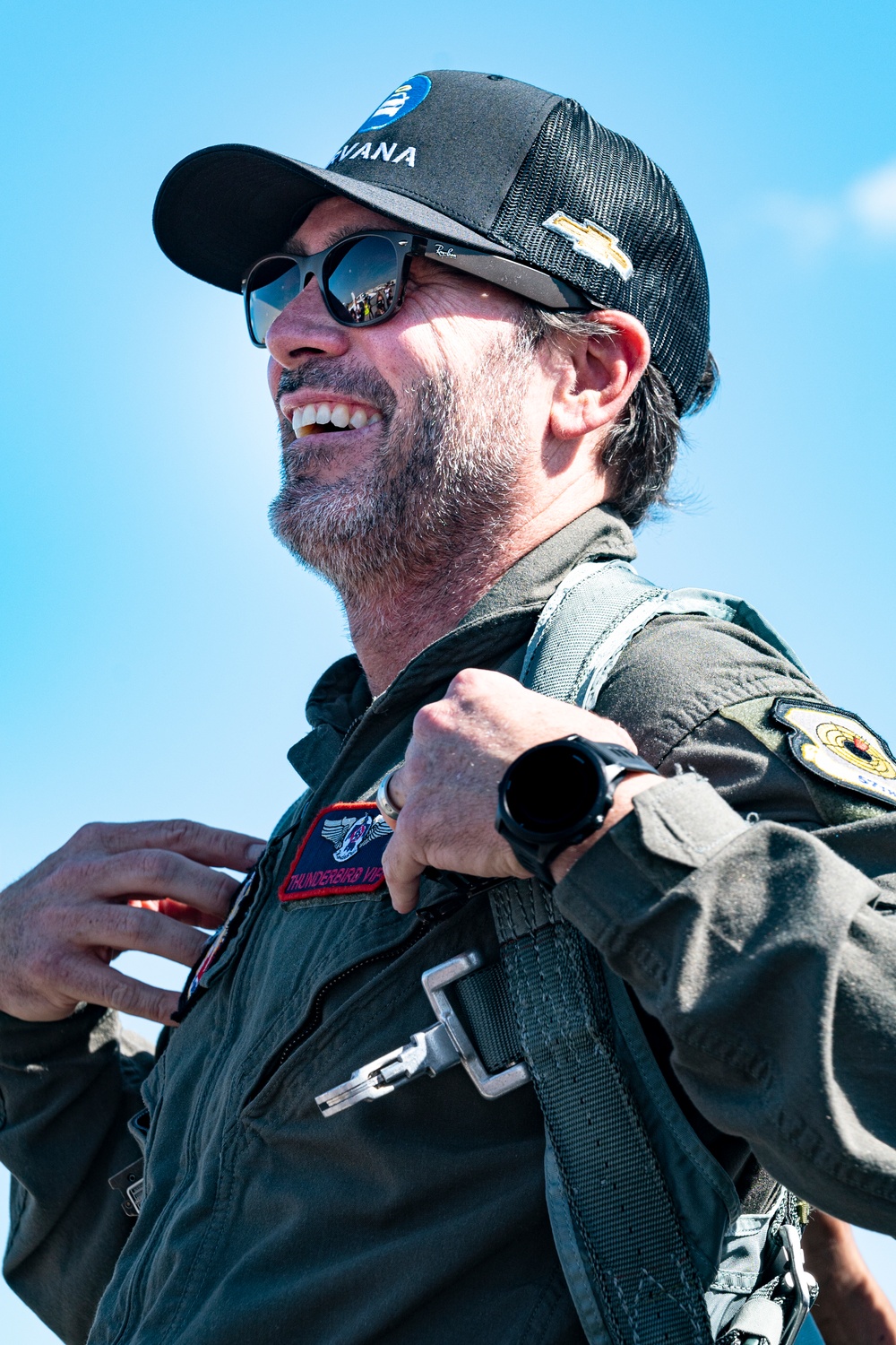 Jimmie Johnson takes flight with Thunderbirds