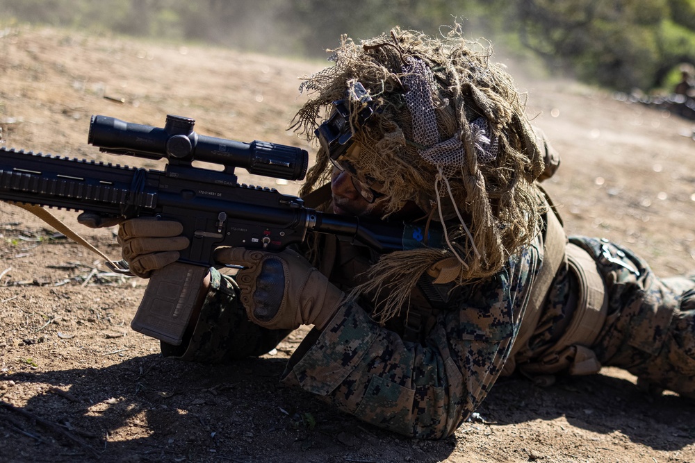 New infantry Marines conduct fire, maneuver range for Infantry Marine Course