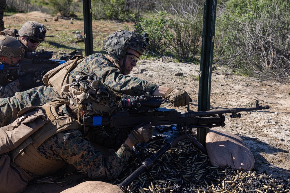 New infantry Marines conduct fire, maneuver range for Infantry Marine Course