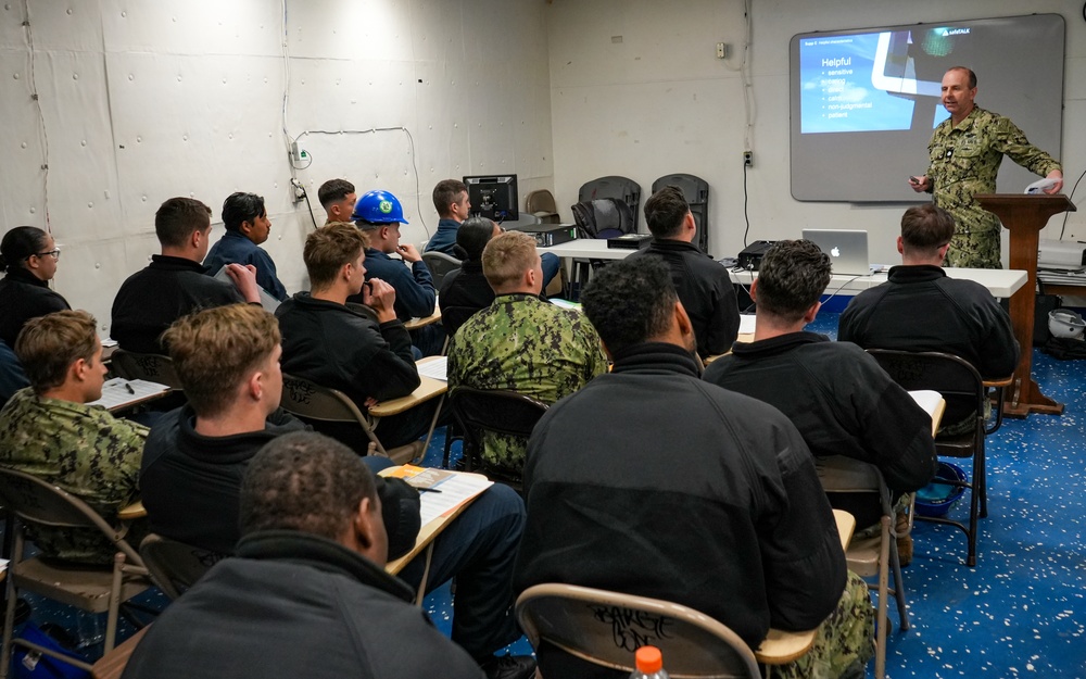 USS Essex Conducts safeTALK
