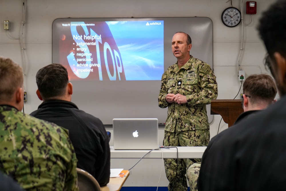 USS Essex Conducts safeTALK