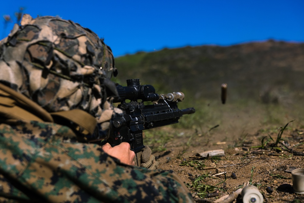 Marines take on live-fire, maneuver range during final week of IMC