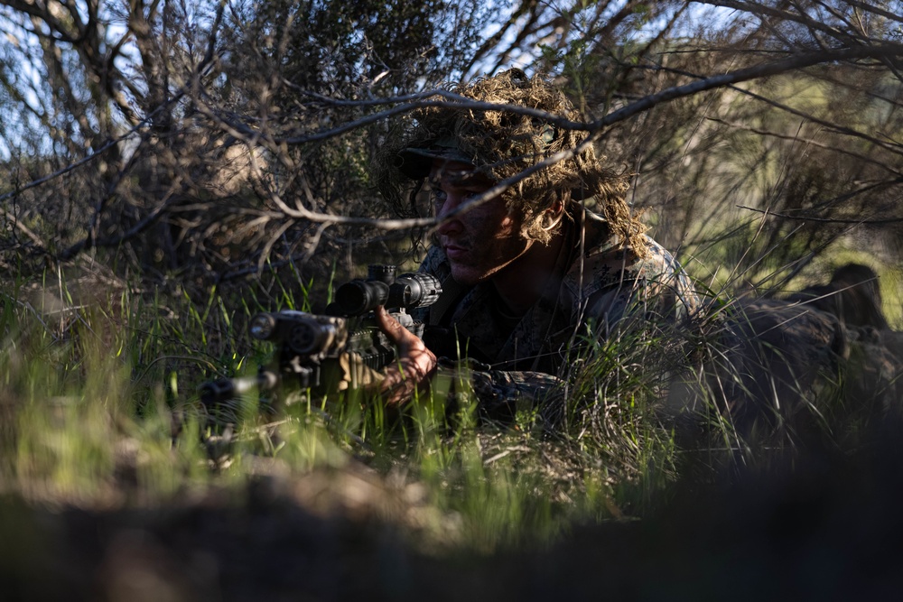 New infantry Marines conduct squad collective events for Infantry Marine Course